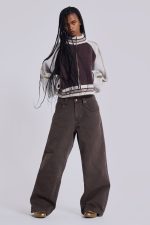 Washed Brown Colossus Jeans - Image 11