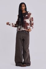 Cow Print Chuck Cardigan - Image 5