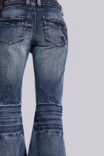 Mid Blue Drift Bootcut Jeans - Image 5