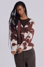 Cow Print Chuck Cardigan - Image 4