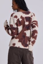 Cow Print Chuck Cardigan - Image 6
