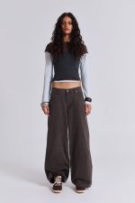Washed Brown Colossus Jeans - Image 3