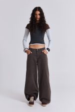 Washed Brown Colossus Jeans