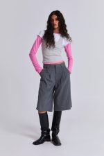 Grey Goliath Tailored Shorts - Image 2