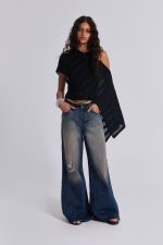 Vortex Baggy Flared Jeans - Image 6