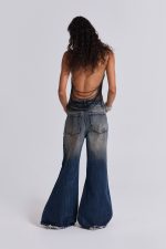 Vortex Baggy Flared Jeans - Image 2