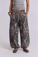 Woodland Camo Baggy Cuffed Monster Joggers - Image 4