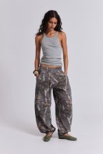 Woodland Camo Baggy Cuffed Monster Joggers - Image 6