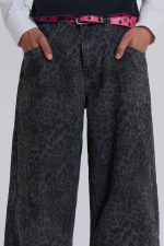 Charcoal Leopard Fade Colossus Jeans - Image 5