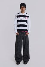 Charcoal Leopard Fade Colossus Jeans - Image 3