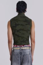 Camo Polar Knit Vest - Image 3