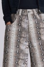 Boa Snake Print Colossus Jorts - Image 4