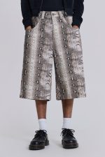Boa Snake Print Colossus Jorts - Image 2