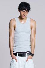 Grey Rib Longline Vest - Image 4