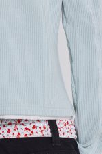 Aqua Tattoo Applique Tee - Image 5