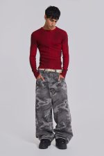 Red Scrape Knit - Image 2