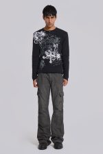 Kita Bootcut Pinstripe Cargo Pants - Image 3