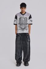 Crease Velour Baggy Monster Joggers - Image 2