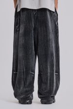 Crease Velour Baggy Monster Joggers - Image 4