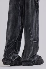 Crease Velour Baggy Monster Joggers - Image 5