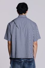 Blue Atom Checked Shirt - Image 5