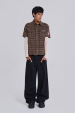 Brown Check Scout Shirt - Image 3