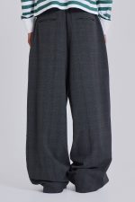 Grey Check Goliath Suit Trousers - Image 3