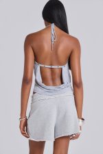 Zeila Cut Out Drape Top - Image 4