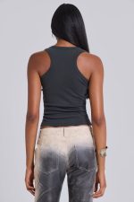 Born To Ride Sequin Vest Top - Image 3