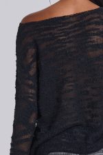Black Stray Knit - Image 3