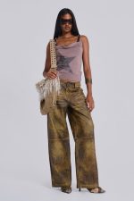 Vaca Faux Leather Colossus Trousers - Image 4