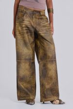 Vaca Faux Leather Colossus Trousers - Image 2