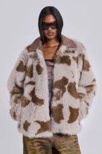Lorax Cow Faux Fur Jacket - Image 8
