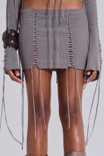Vargo Knit Lace Up Top - Image 7