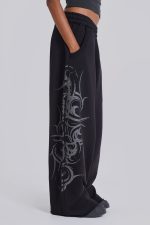 Black Baggy Blade Joggers - Image 4