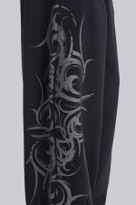 Black Baggy Blade Joggers - Image 5