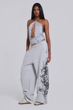 Grey Baggy Blade Joggers - Image 3