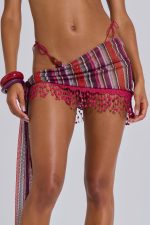 Naomi Stripe Knit Multiway Top & Sarong - Image 2