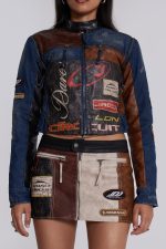 Daytona Zip Off Sleeve Moto Jacket - Image 11