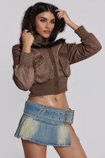 Ludlow Denim Mini Skirt - Image 21