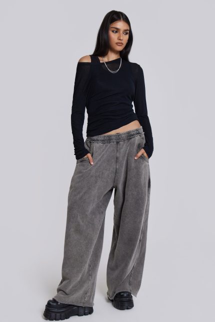 Chrome Wash Baggy Monster Joggers