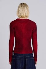 Red Scrape Knit - Image 8