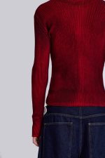 Red Scrape Knit - Image 7