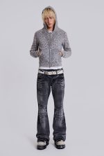 Snow Leopard Mini Monster Hoodie - Image 2