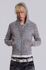 Snow Leopard Mini Monster Hoodie - Image 6