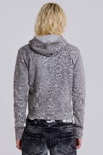 Snow Leopard Mini Monster Hoodie - Image 4