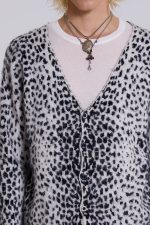 Snow Leopard Chuck Cardigan - Image 2