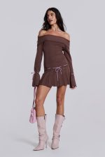 Serena Knitted Mini Dress - Image 8