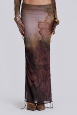 Valerie Lace Up Maxi Skirt - Image 5