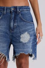 Mid Blue Revenge Jorts - Image 6